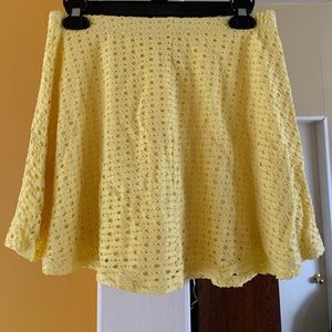 LORD & TAYLOR💛Yellow Mini Skirt